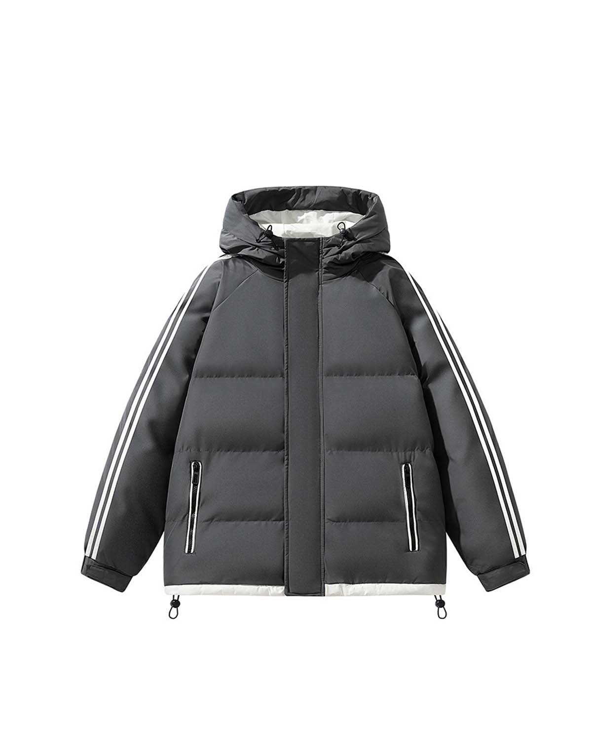 Men's striped casual cotton jacket-mc992-1